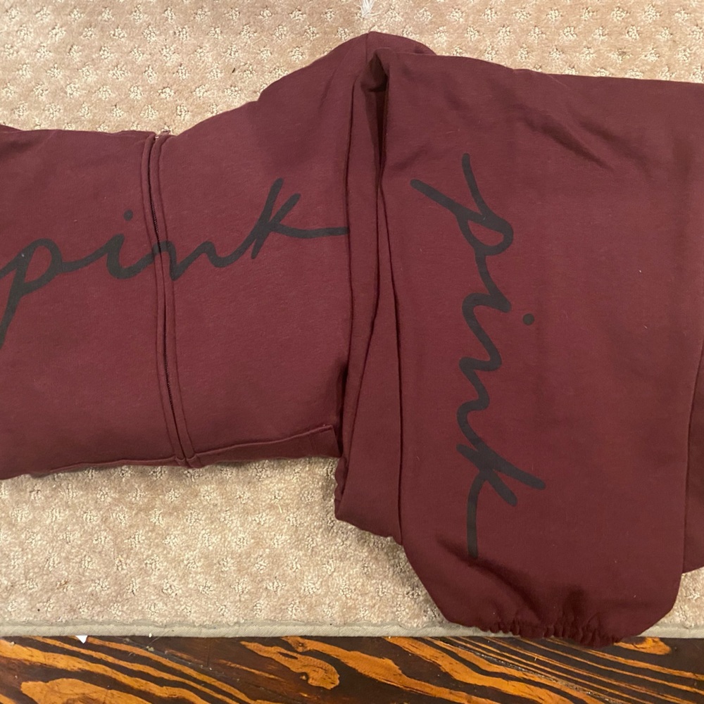 PINK sweatpants and hoodie pants L hoodie XL